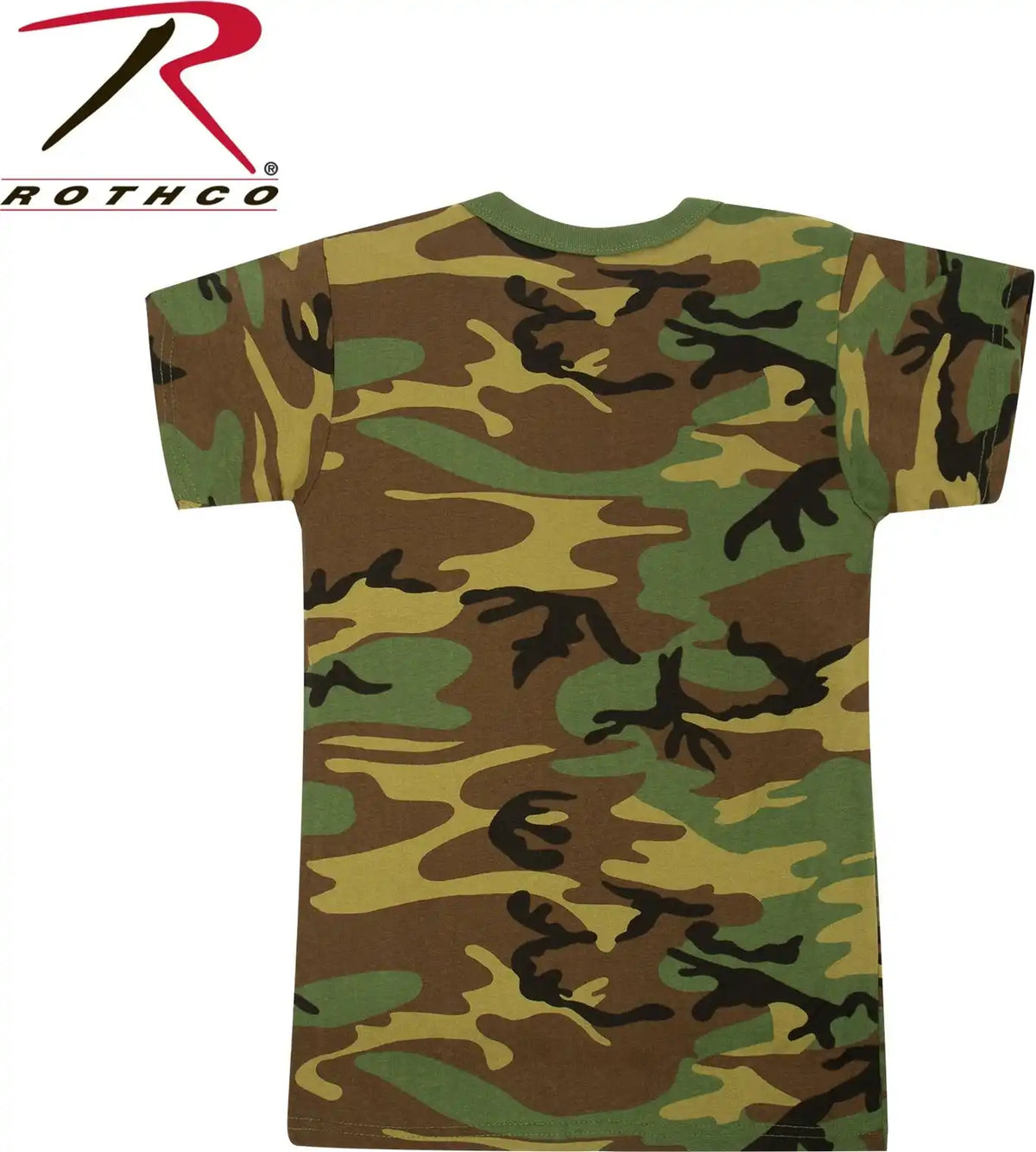 Rothco Kids Woodland Camo Heavyweight t Shirt