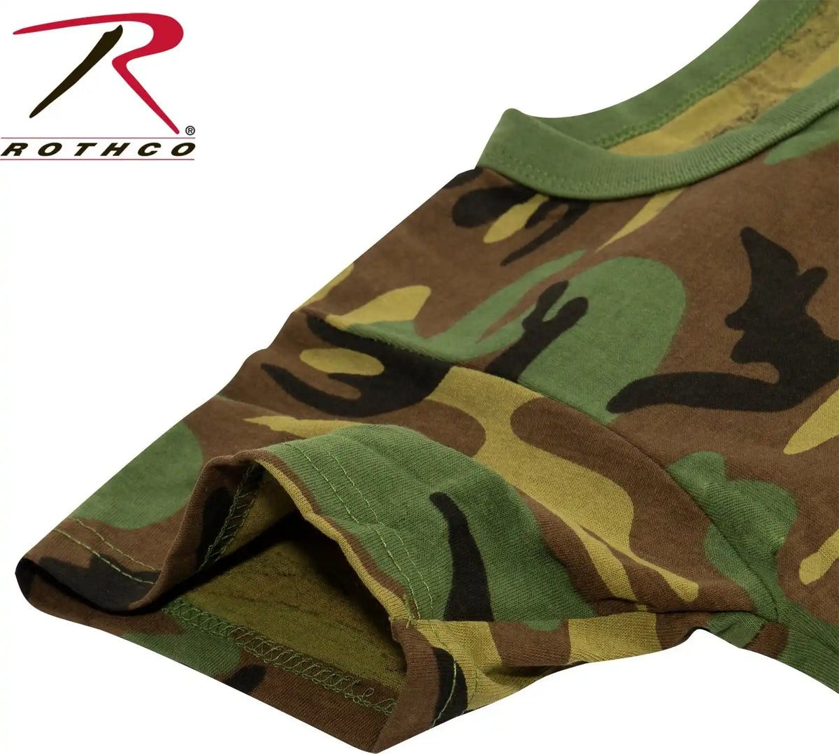 Rothco Kids Woodland Camo Heavyweight t Shirt