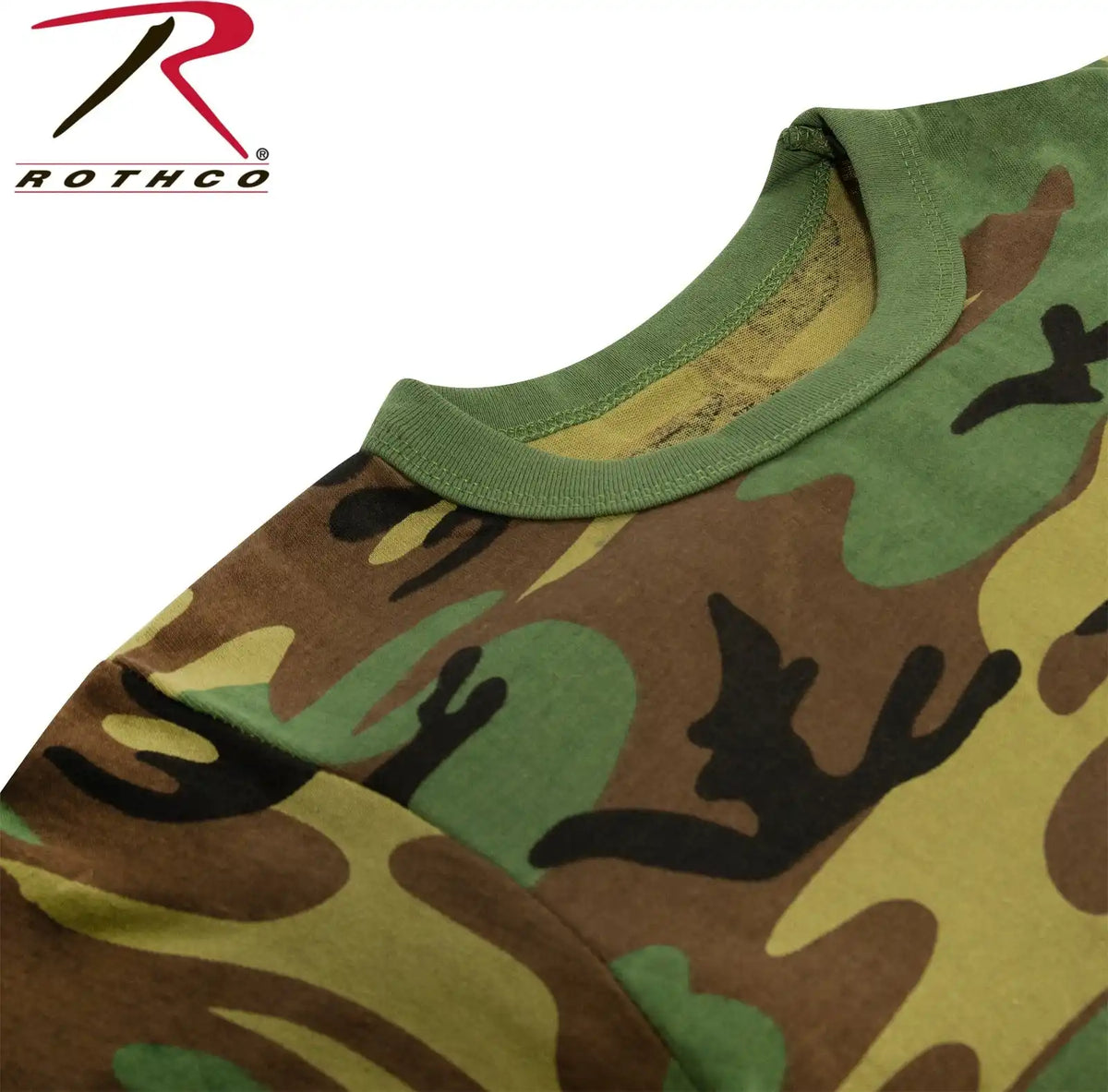 Rothco Kids Woodland Camo Heavyweight t Shirt