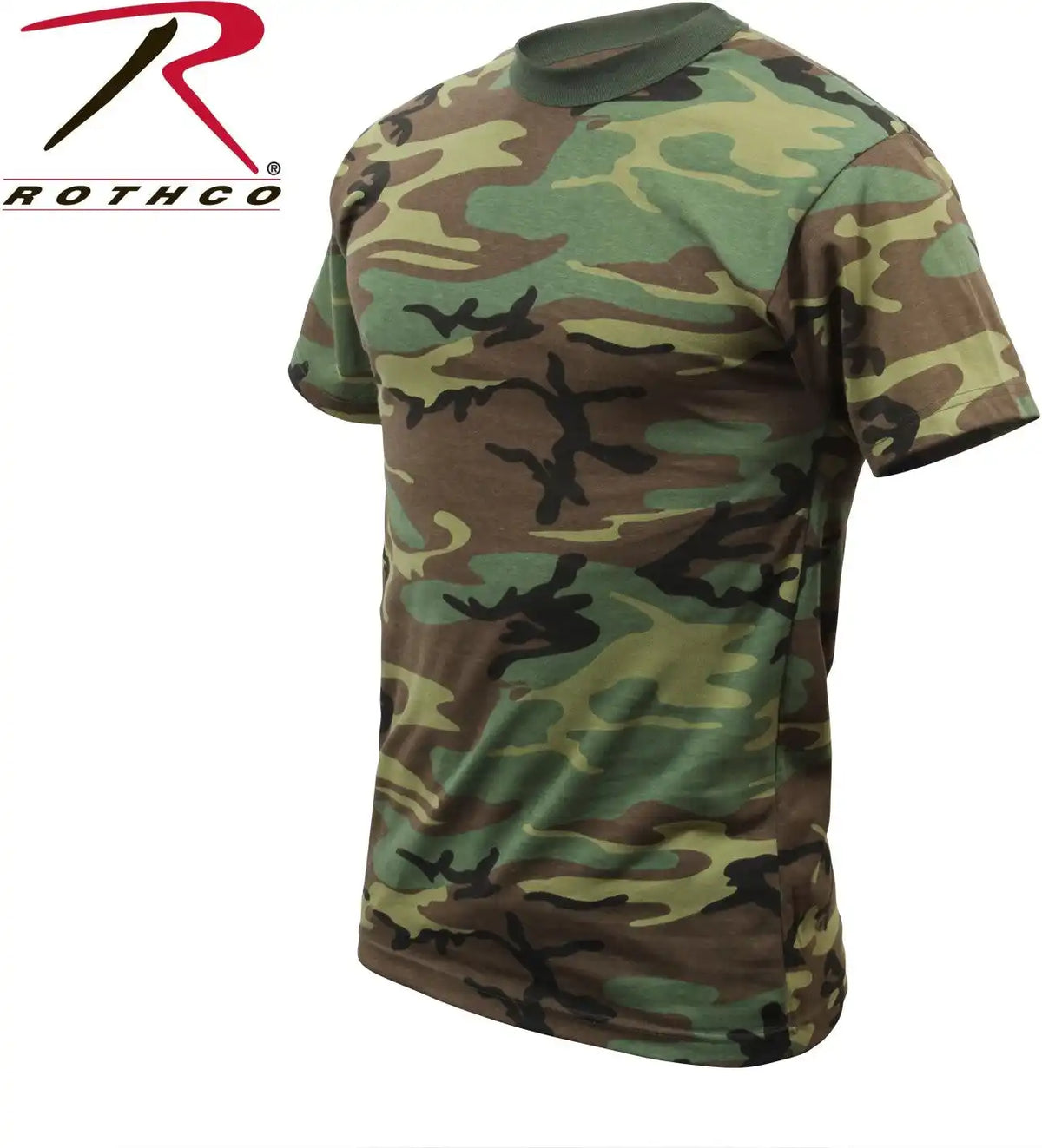 Rothco Kids Woodland Camo Heavyweight t Shirt