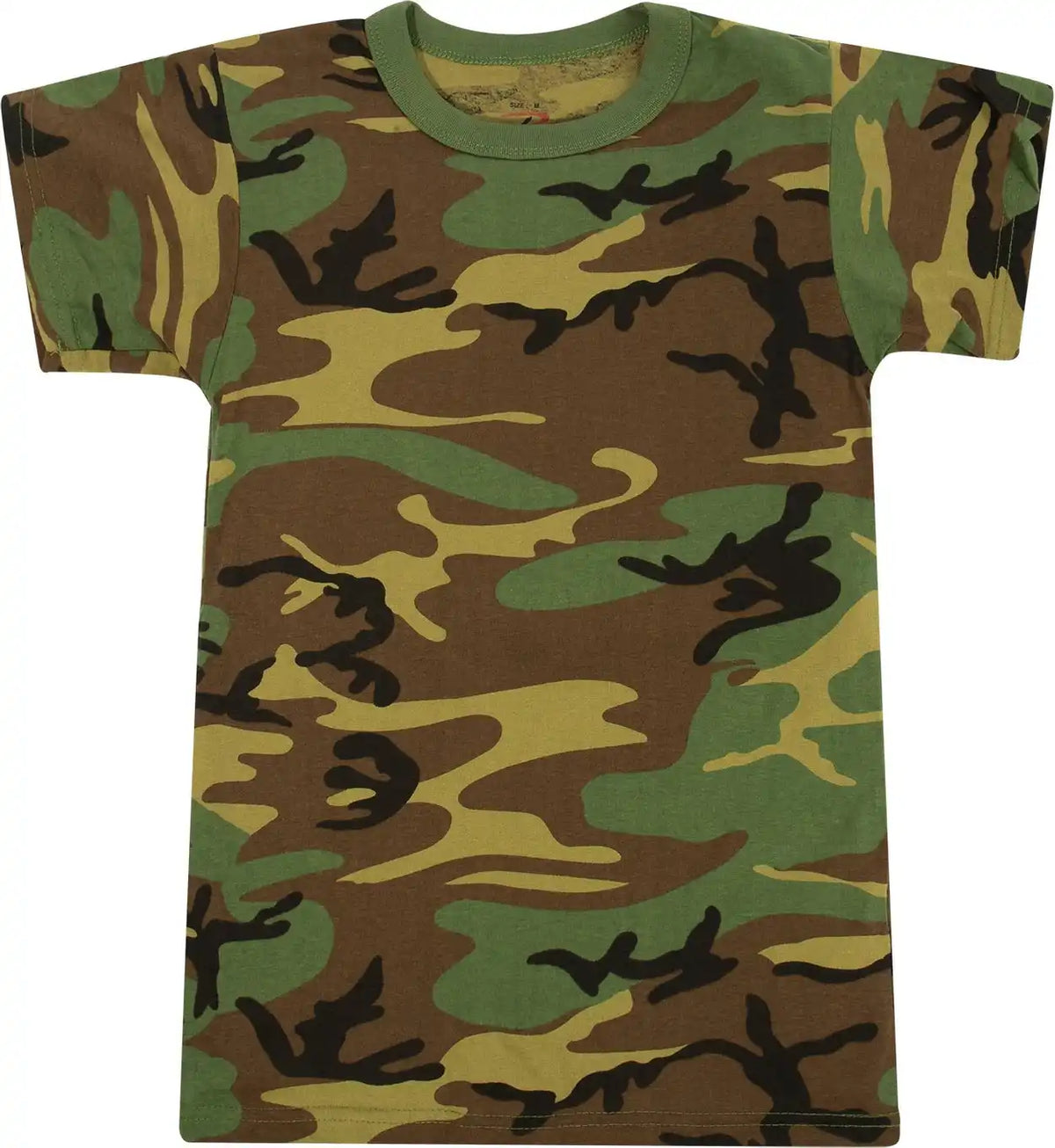 Rothco Kids Woodland Camo Heavyweight t Shirt Xs