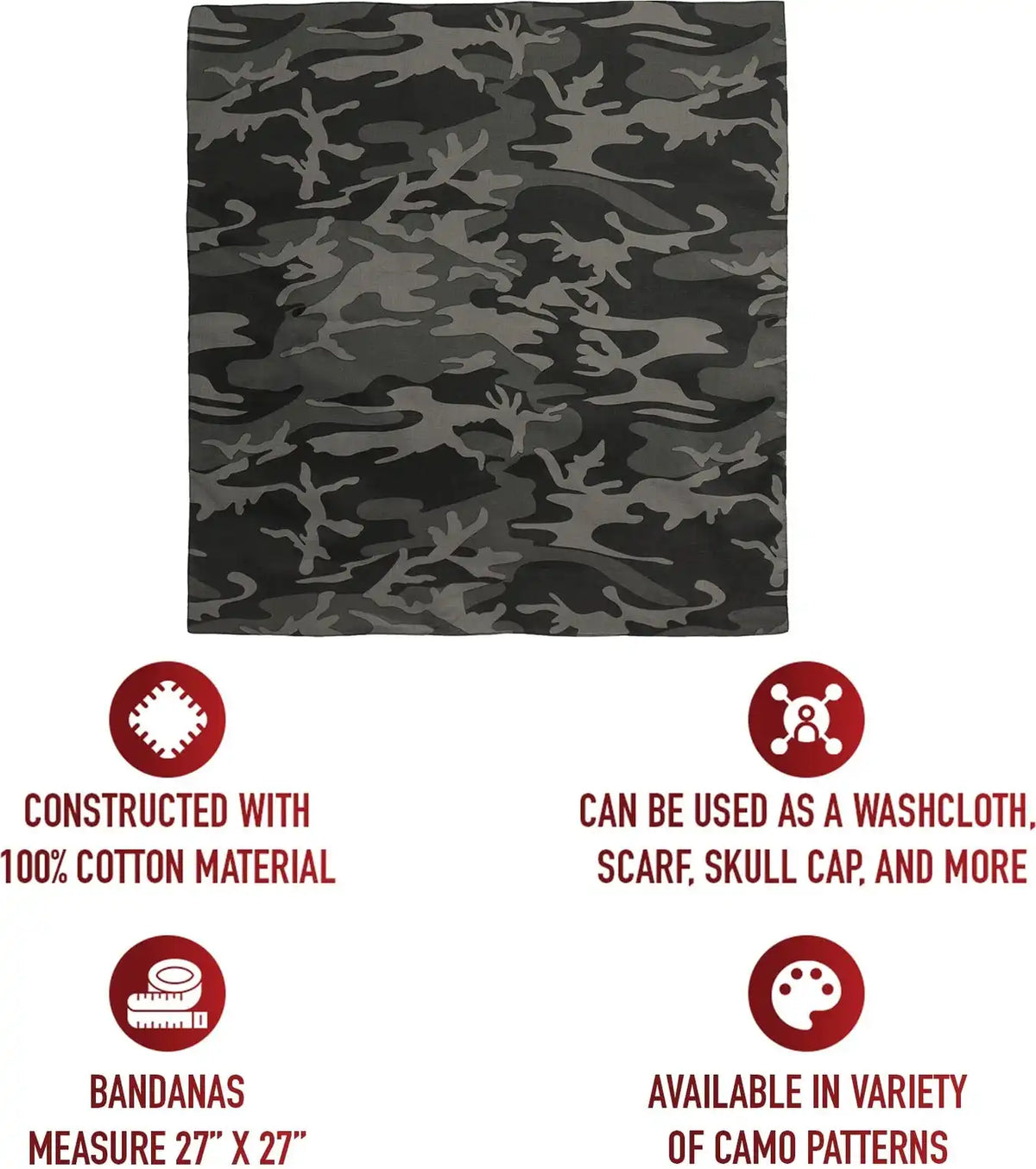 Rothco Large Camo Bandana 27 x Inch