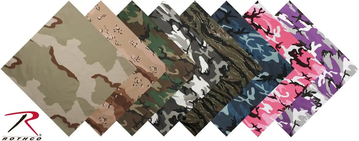 Rothco Large Camo Bandana 27 x Inch