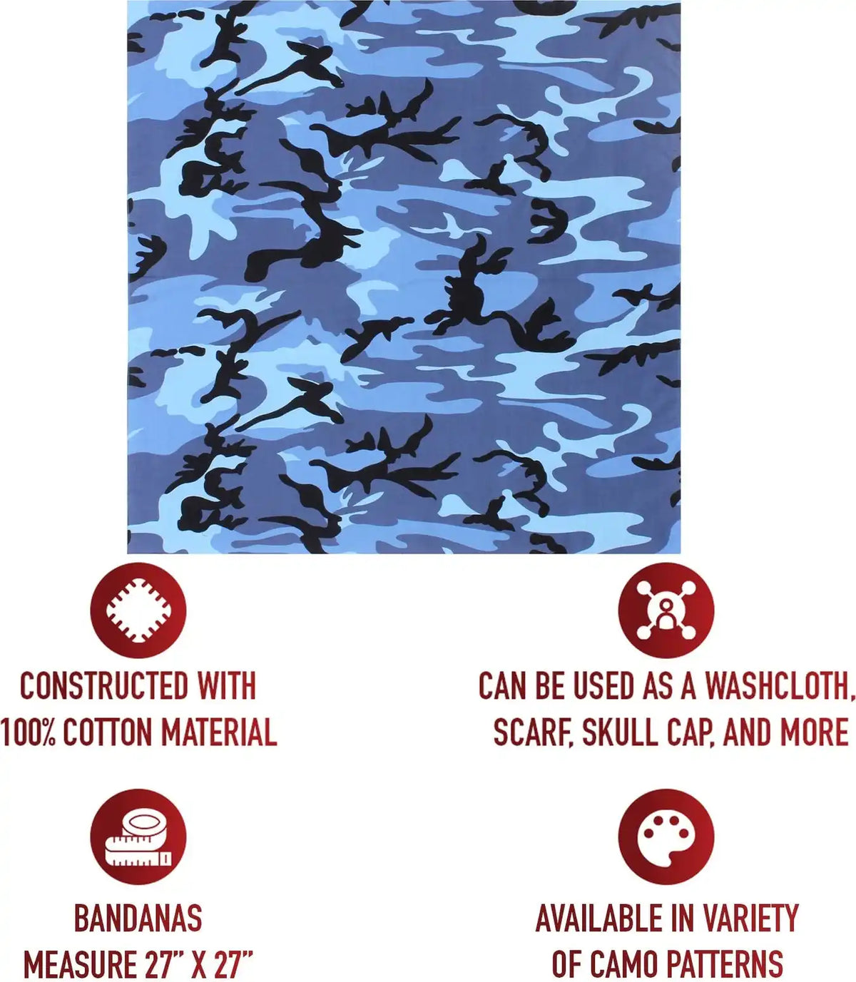 Rothco Large Camo Bandana 27 x Inch