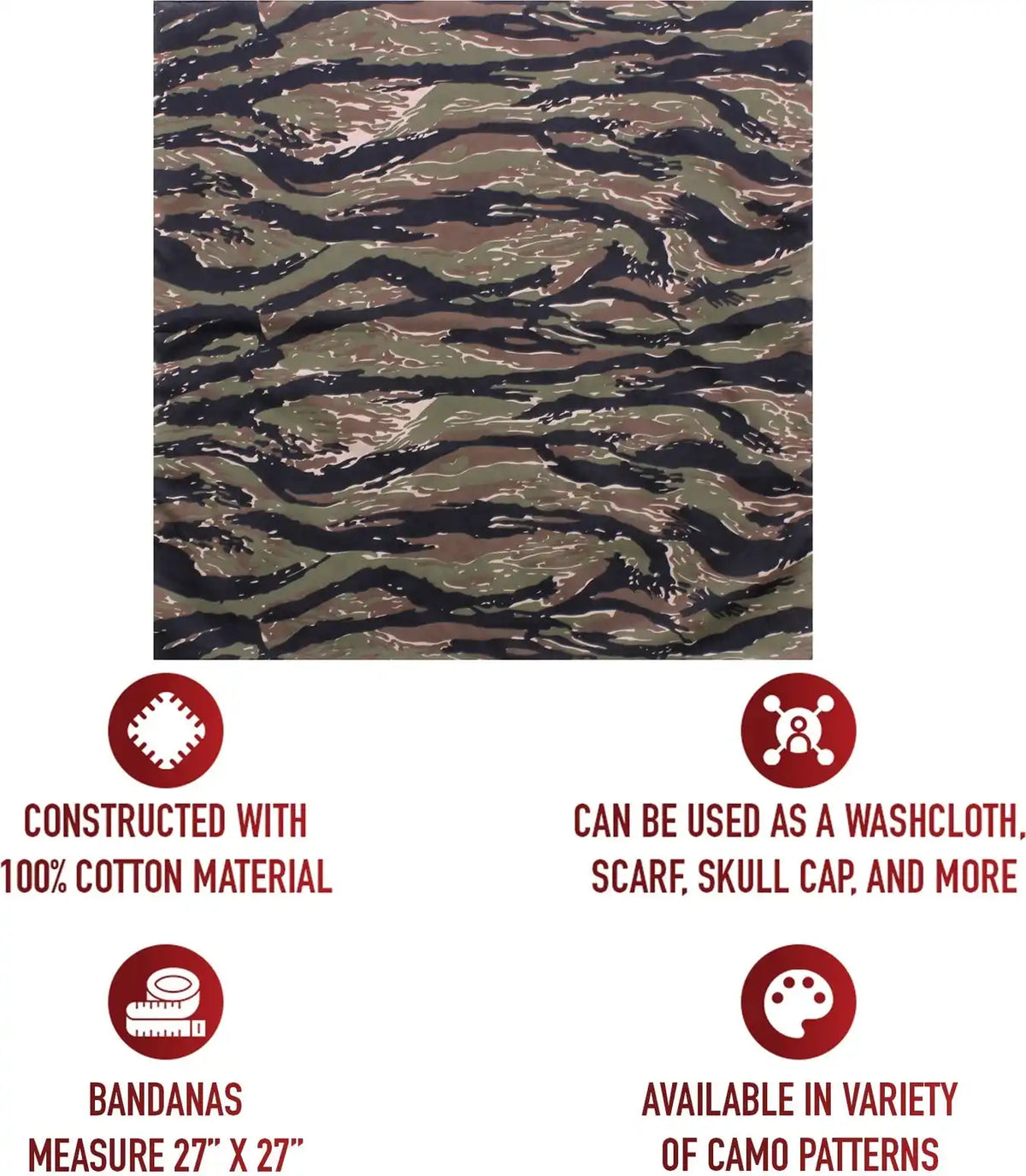 Rothco Large Camo Bandana 27 x Inch