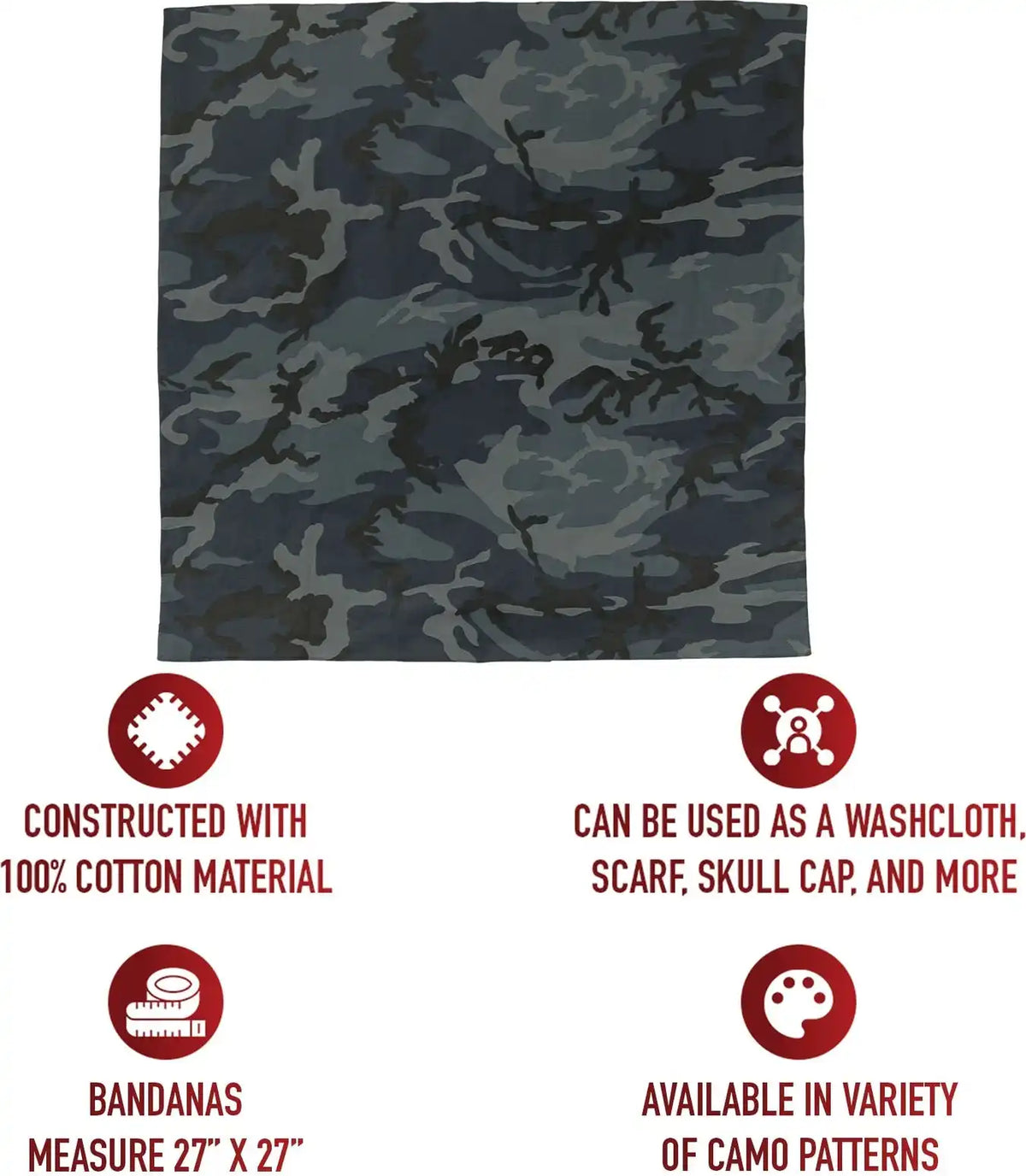 Rothco Large Camo Bandana 27 x Inch