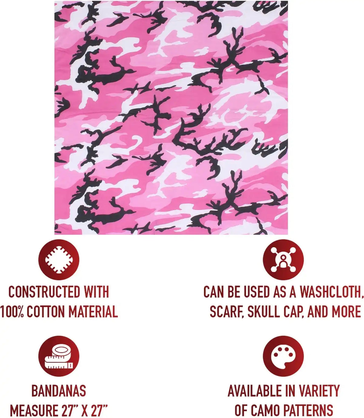 Rothco Large Camo Bandana 27 x Inch