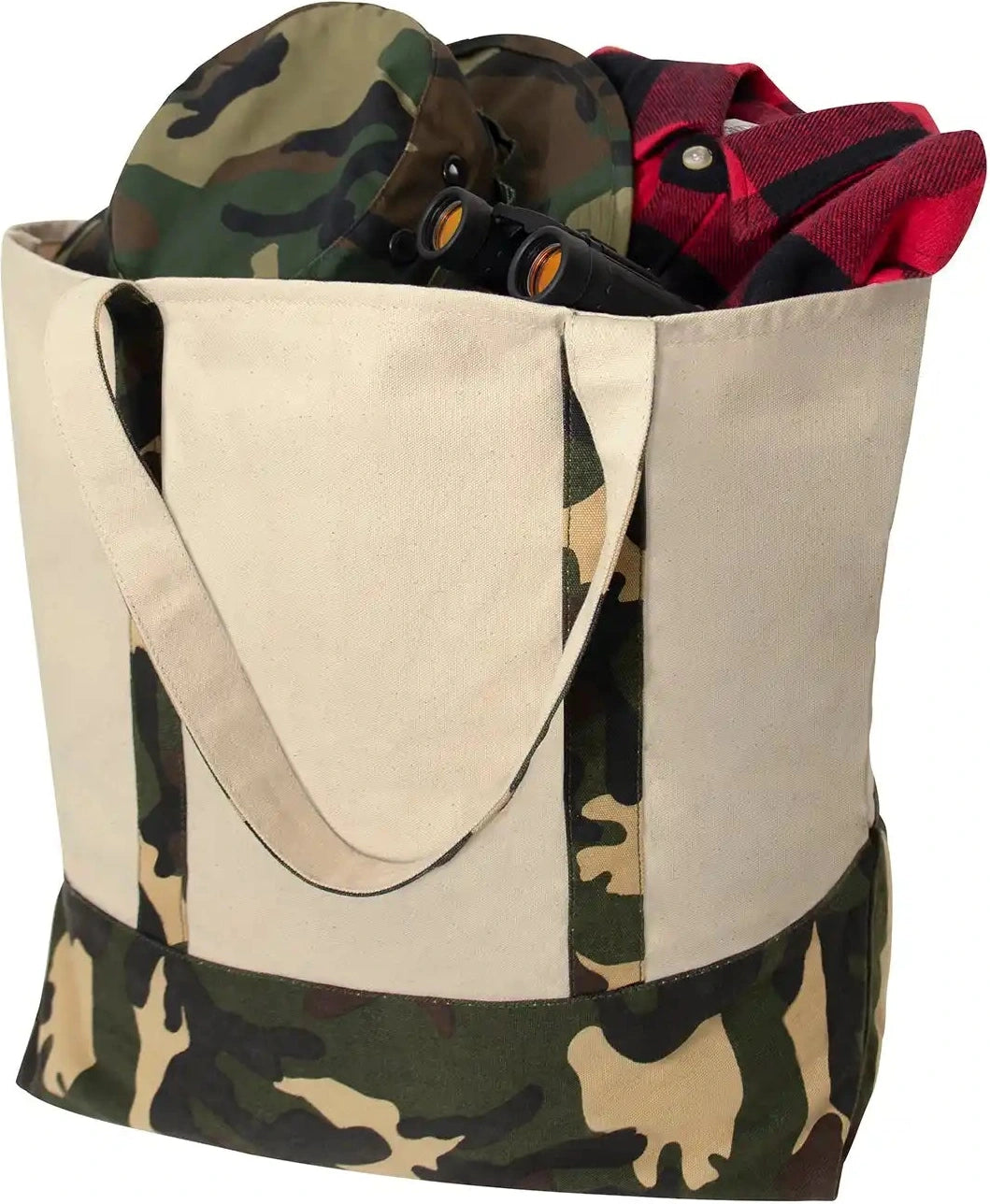 Rothco Large Camo Canvas Tote Bag Natural / one Size