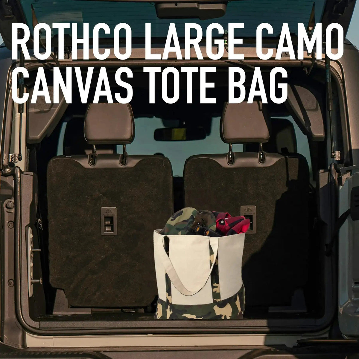 Rothco Large Camo Canvas Tote Bag Natural / one Size