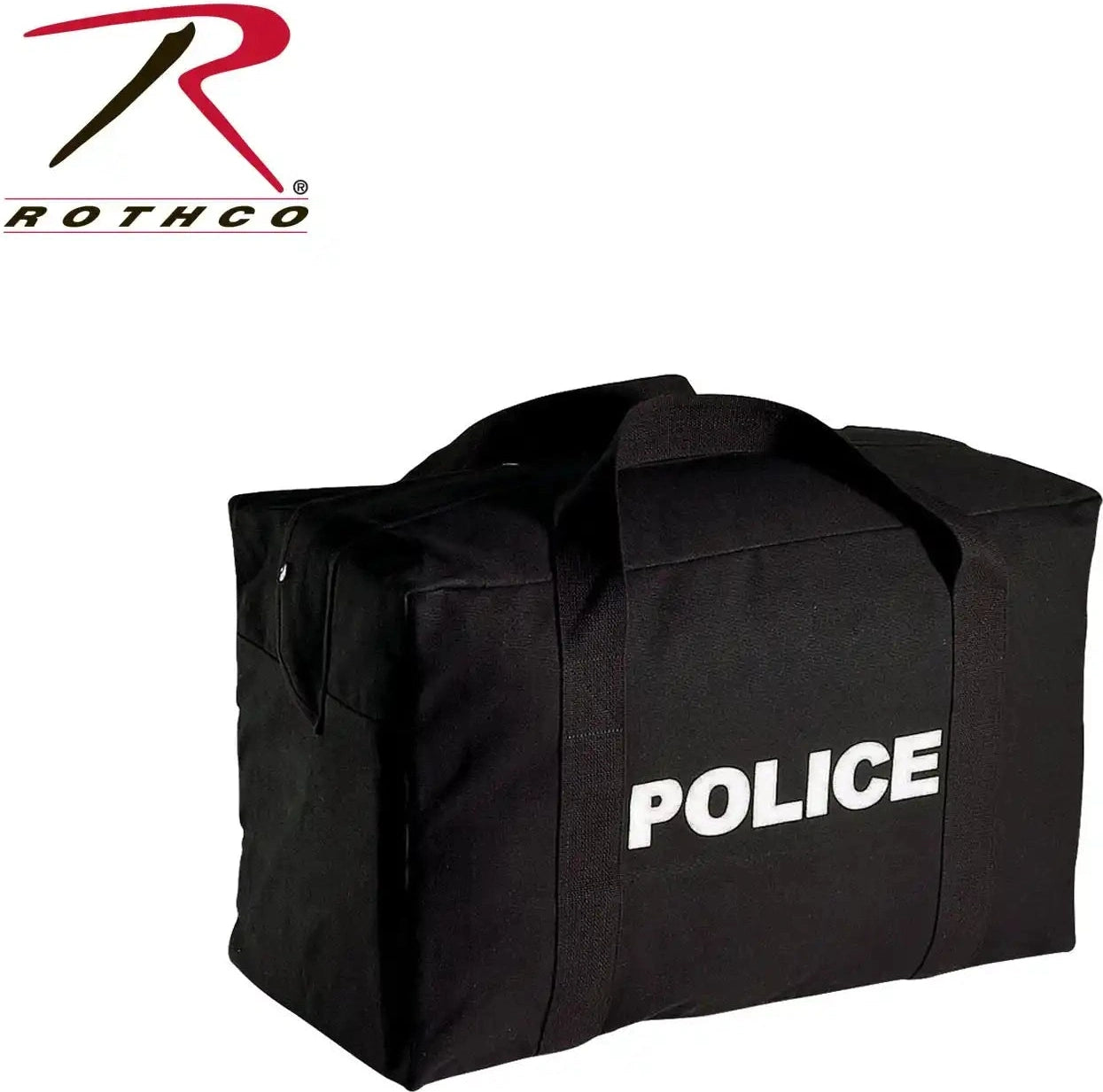 Rothco Large Canvas Police Gear Bag Black