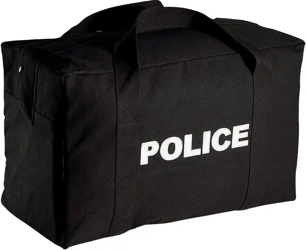 Rothco Large Canvas Police Gear Bag - Black