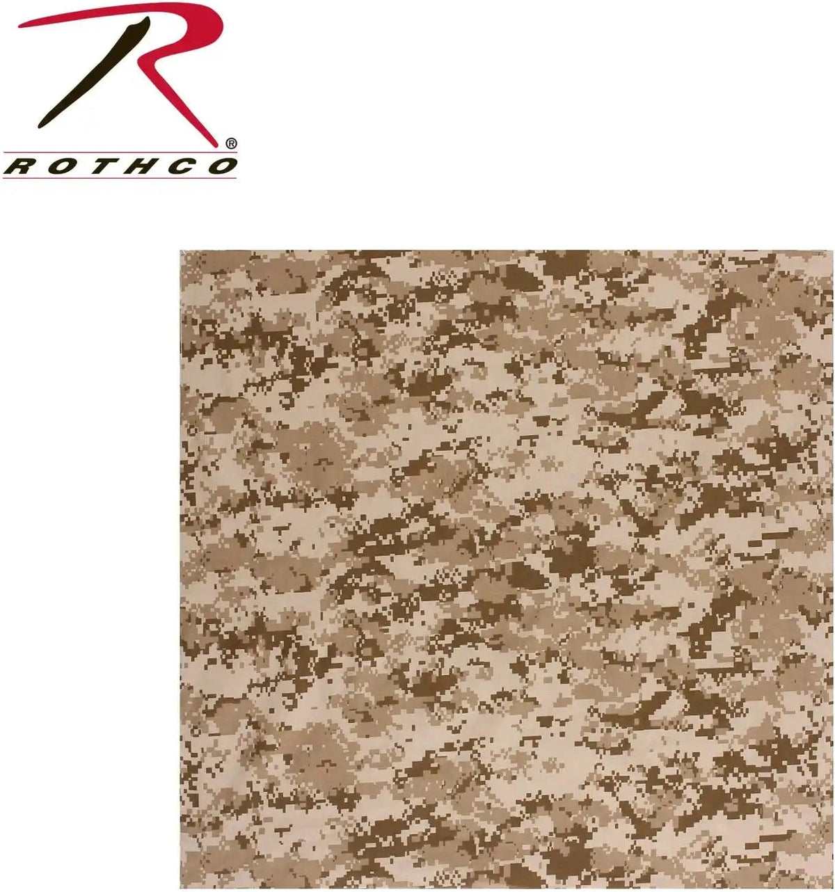 Rothco Large Digital Camo Bandana