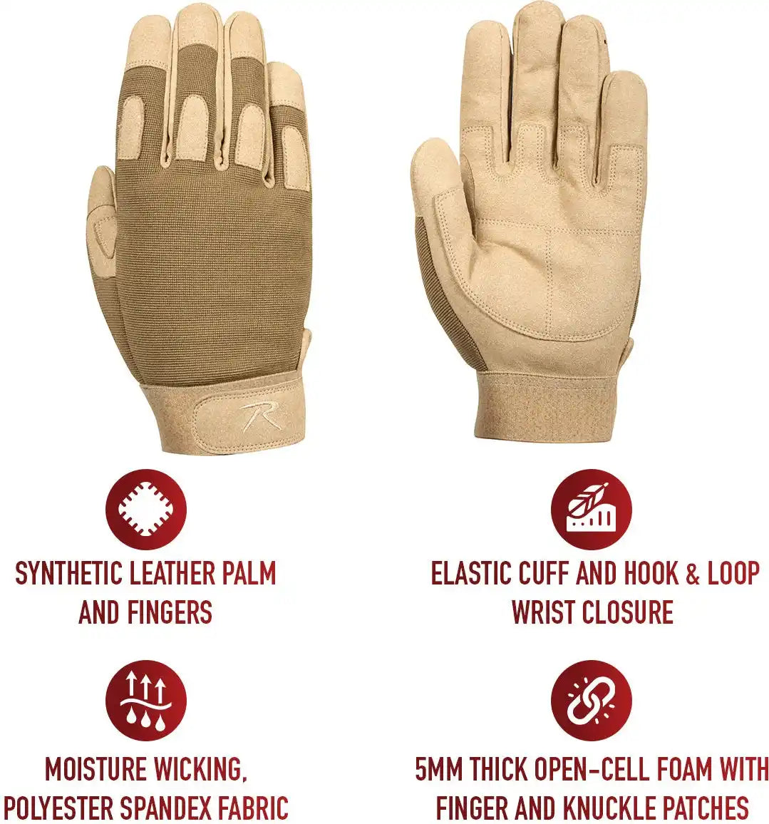 Rothco Lightweight All Purpose Duty Gloves