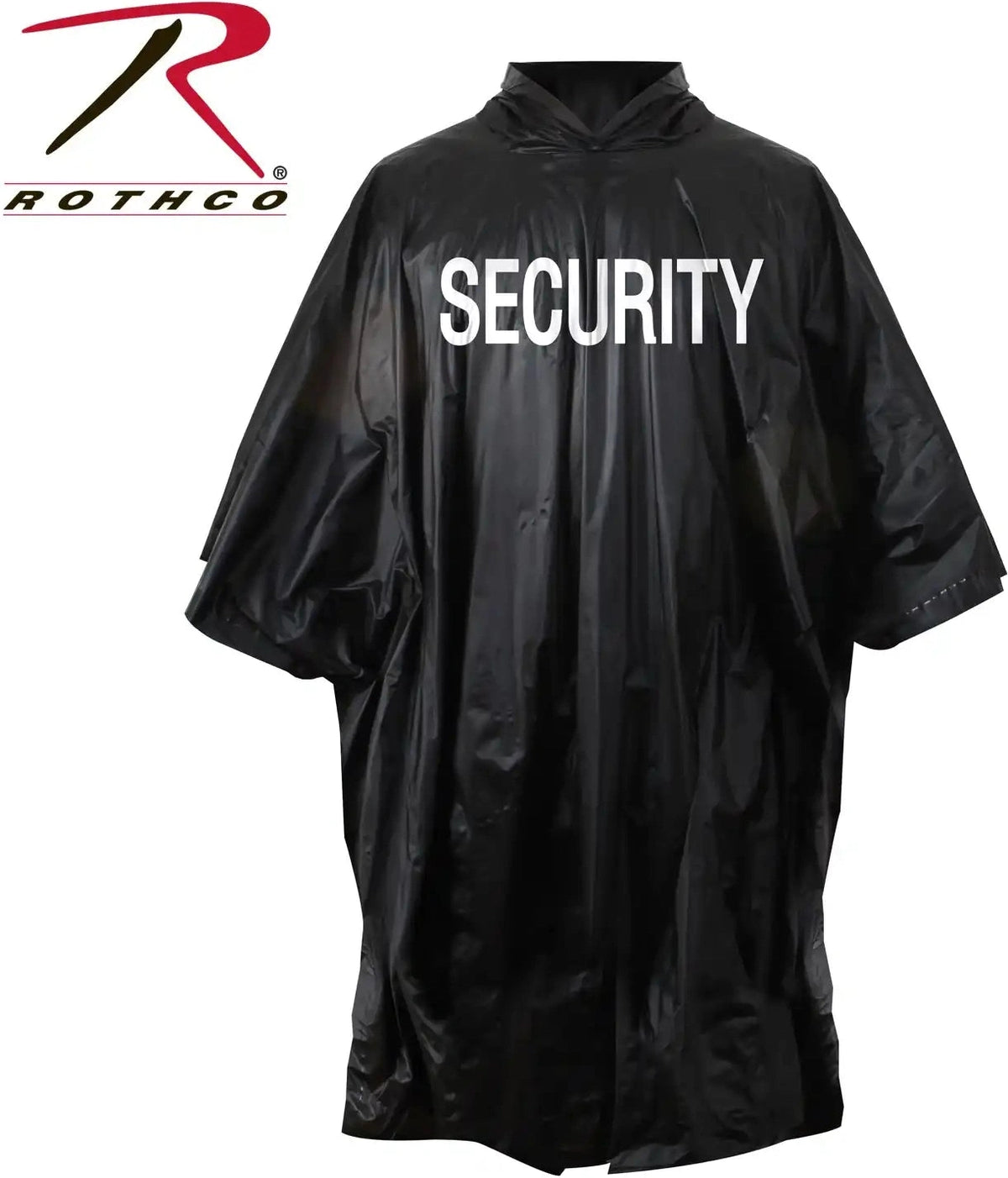 Rothco Lightweight Security Poncho Black / one Size