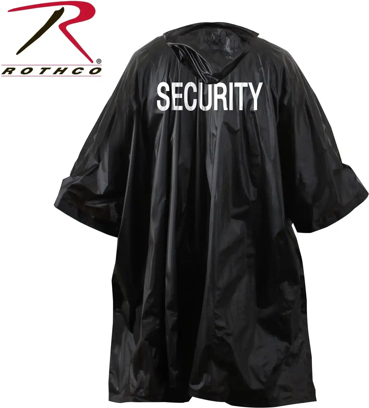 Rothco Lightweight Security Poncho Black / one Size