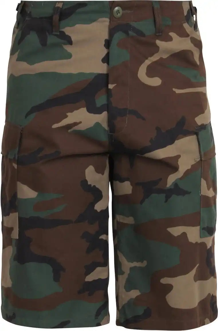 Rothco Long Length Camo Bdu Shorts