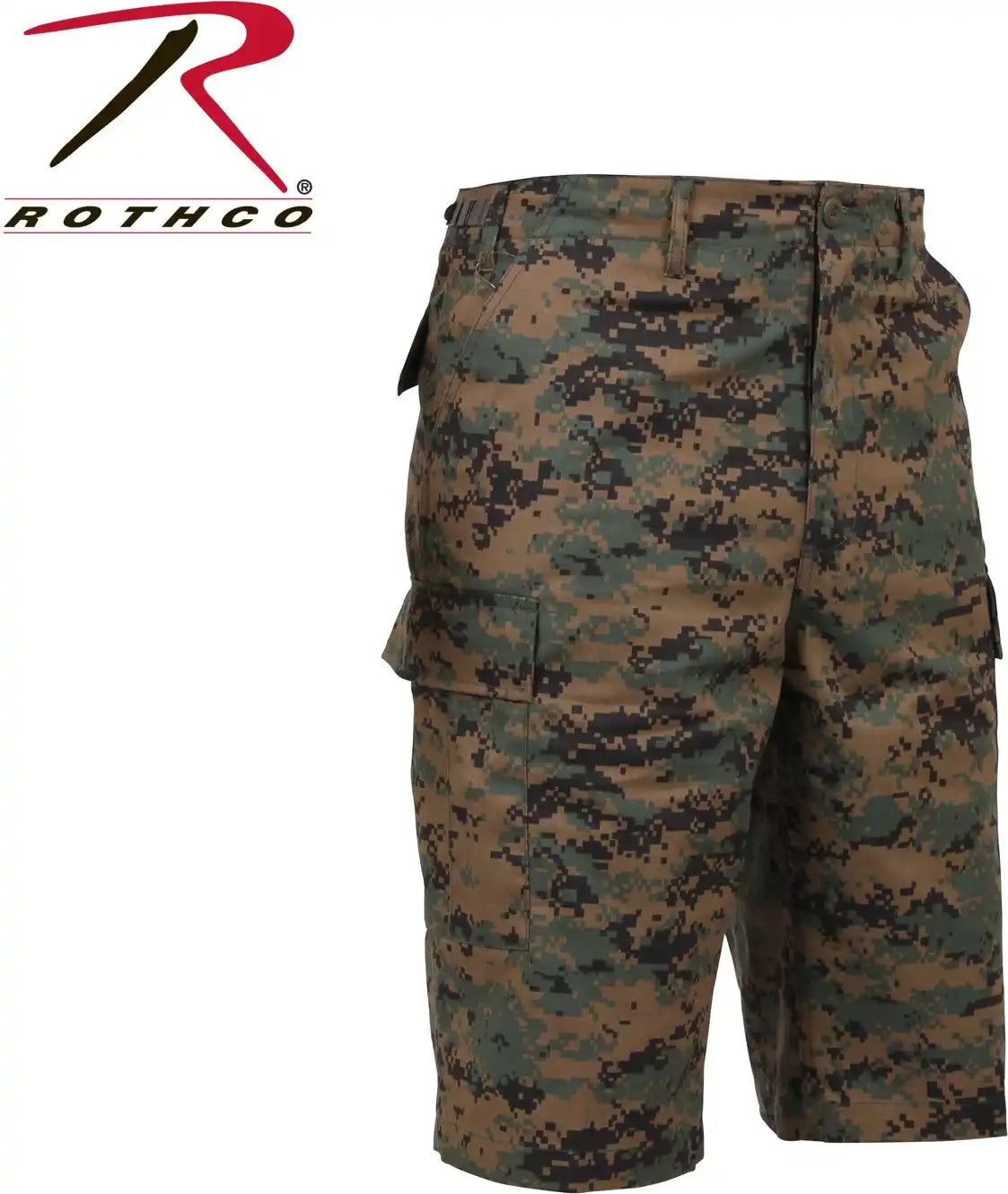 Rothco Long Length Camo Bdu Shorts