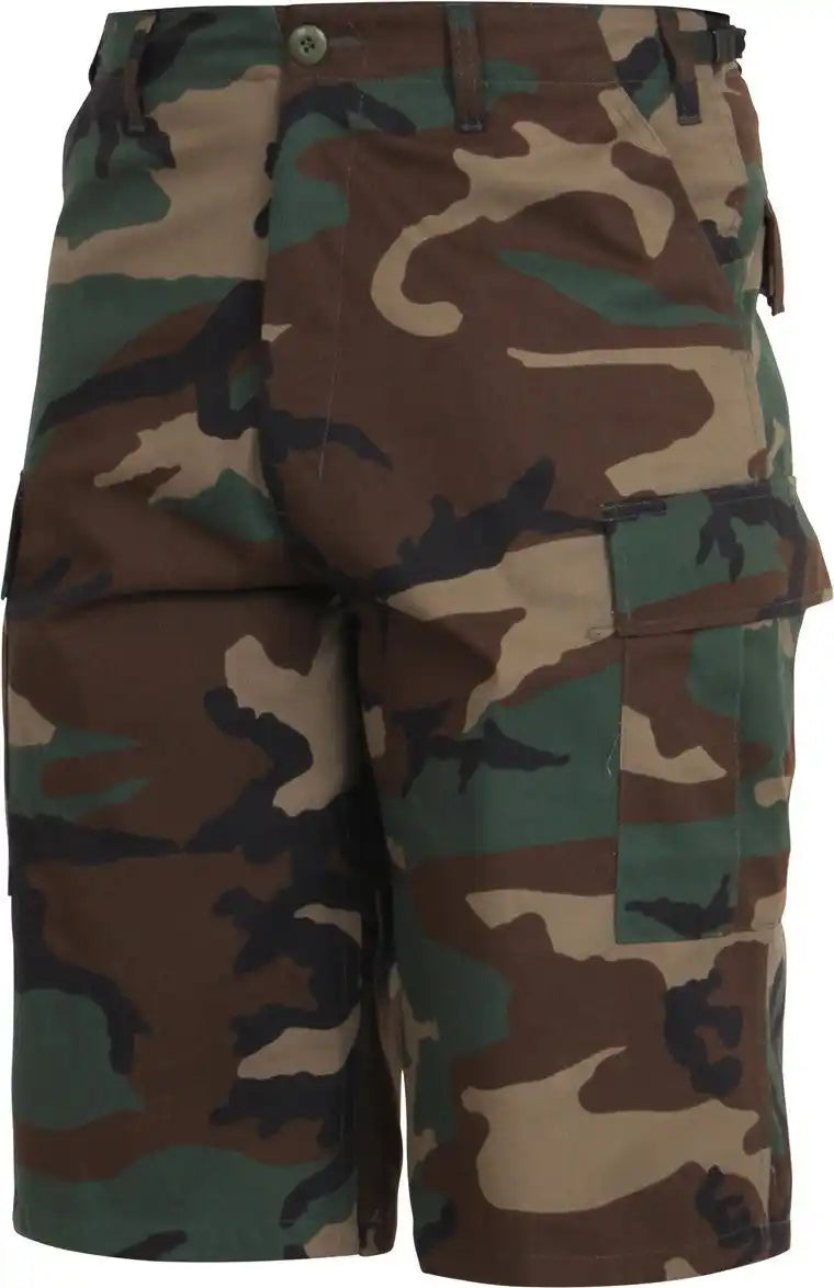 Rothco Long Length Camo Bdu Shorts