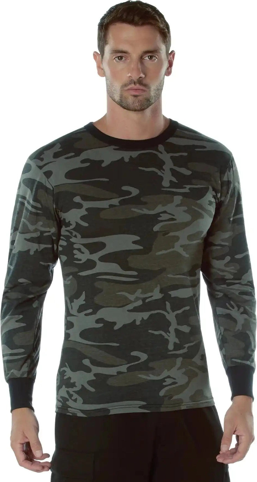 Rothco Long Sleeve Color Camo t Shirt