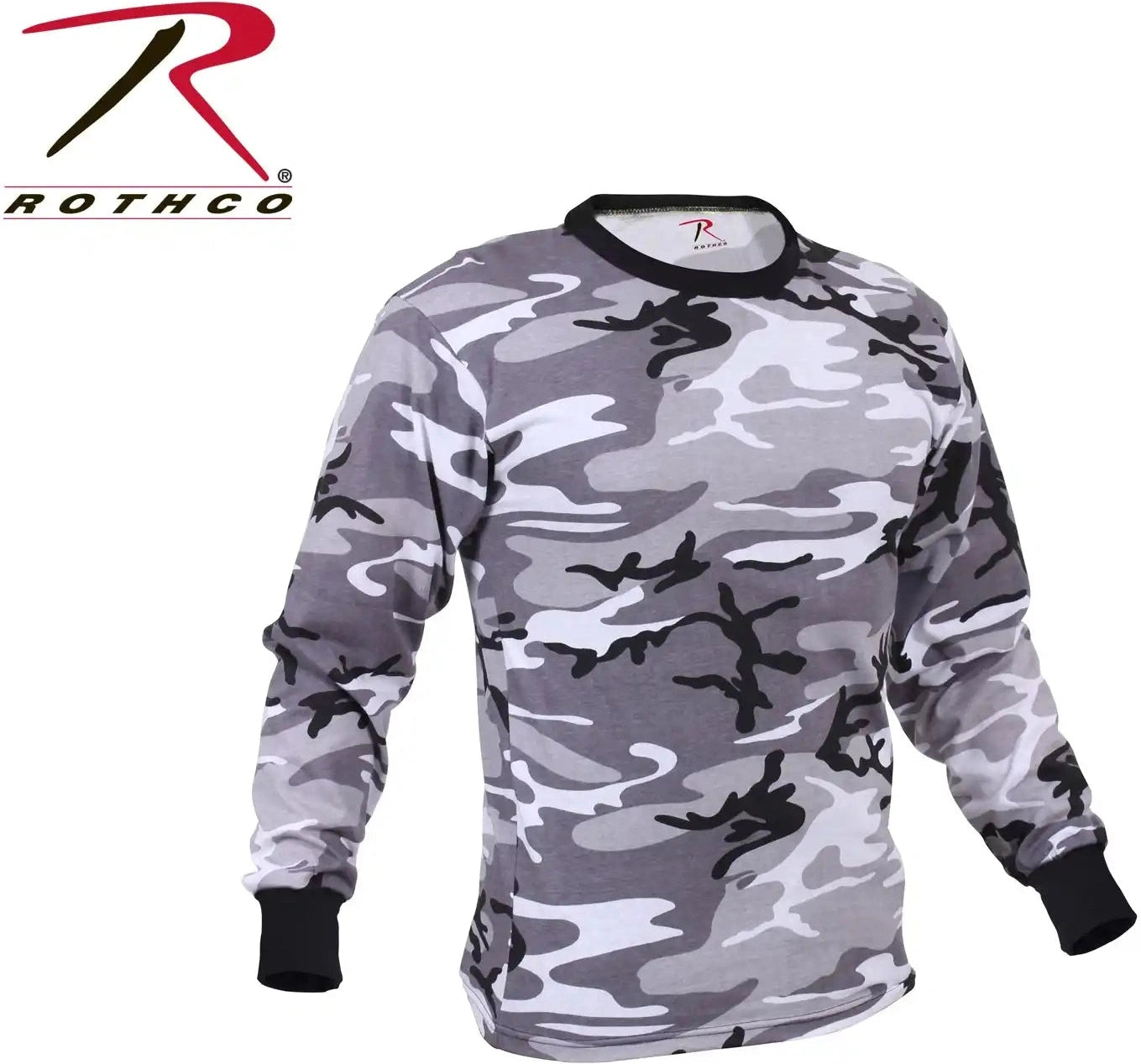 Rothco Long Sleeve Color Camo t Shirt