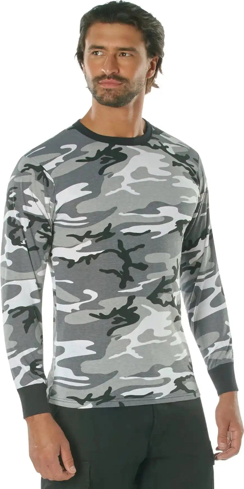 Rothco Long Sleeve Color Camo t Shirt