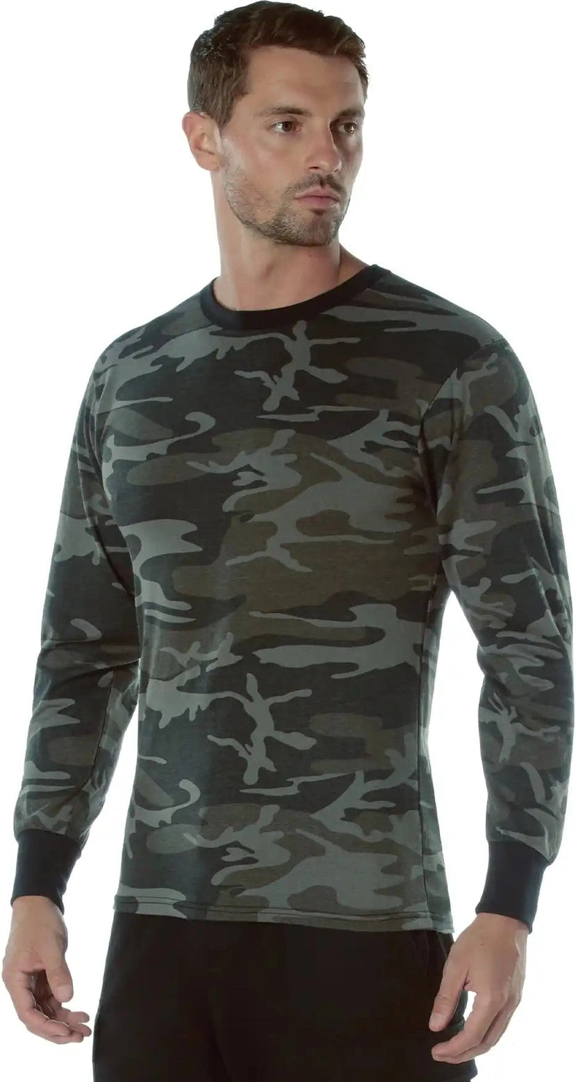 Rothco Long Sleeve Color Camo t Shirt