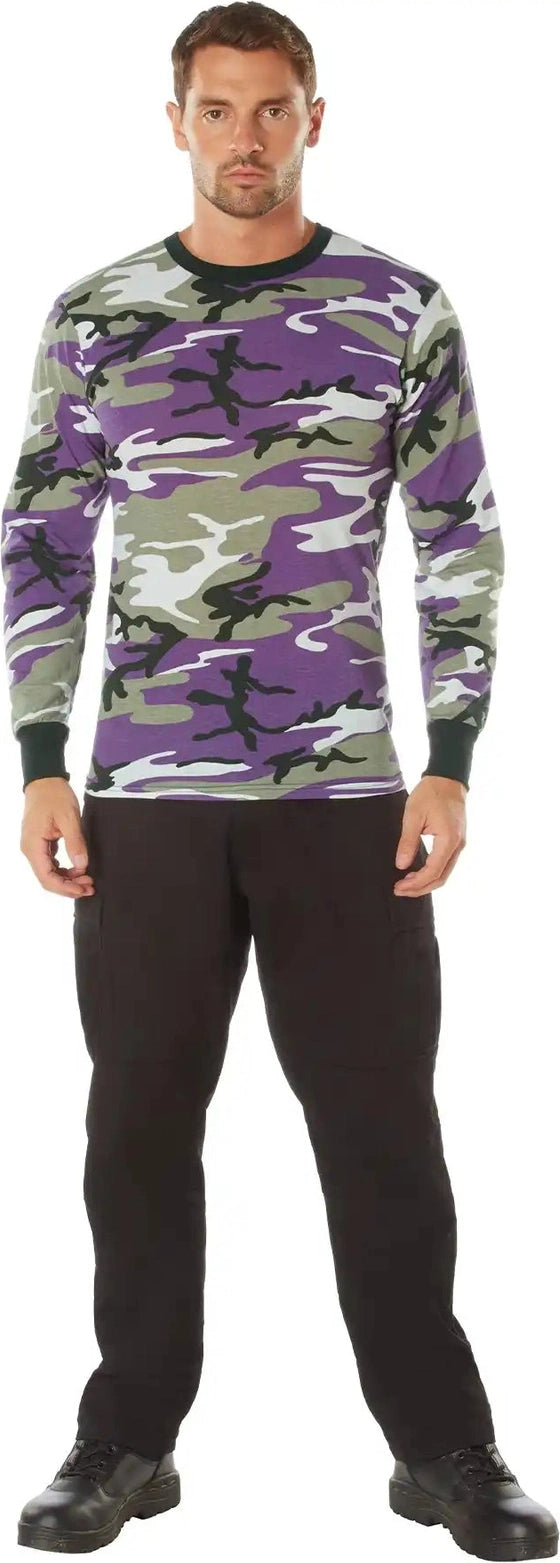 Rothco Long Sleeve Color Camo t Shirt