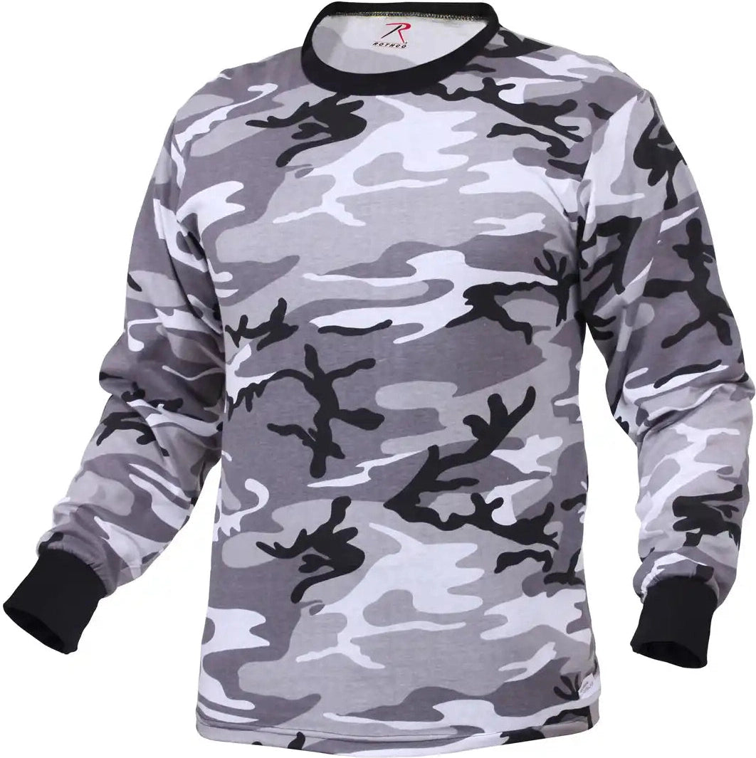 Rothco Long Sleeve Color Camo t Shirt