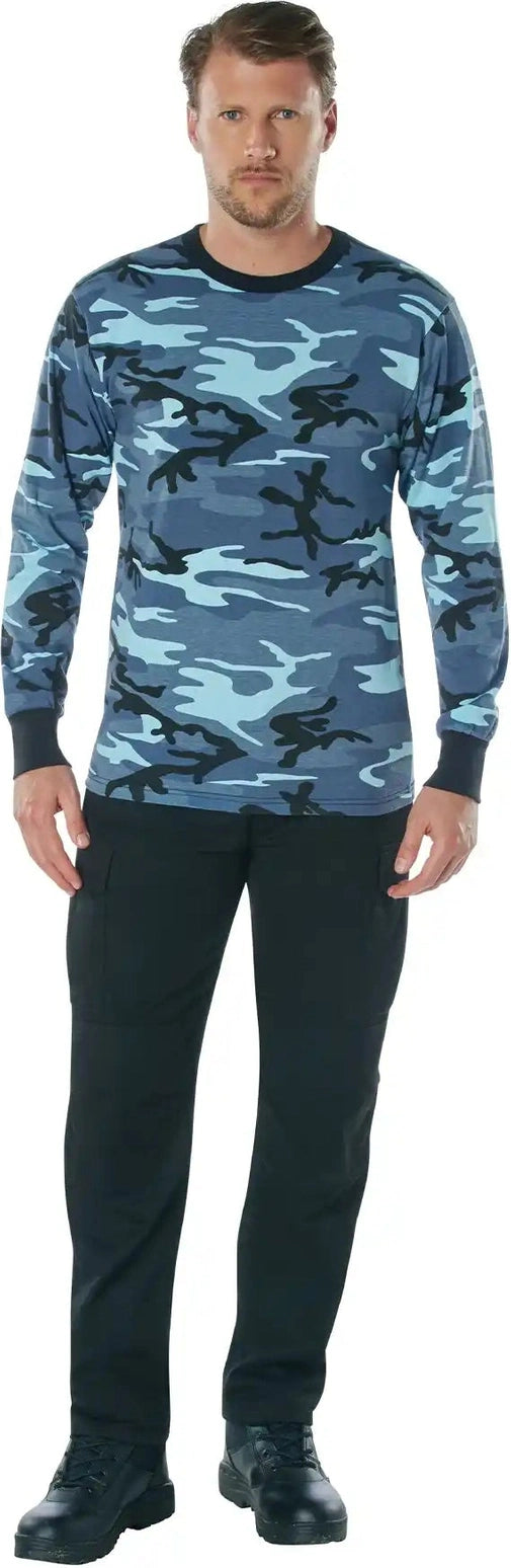 Rothco Long Sleeve Color Camo t Shirt