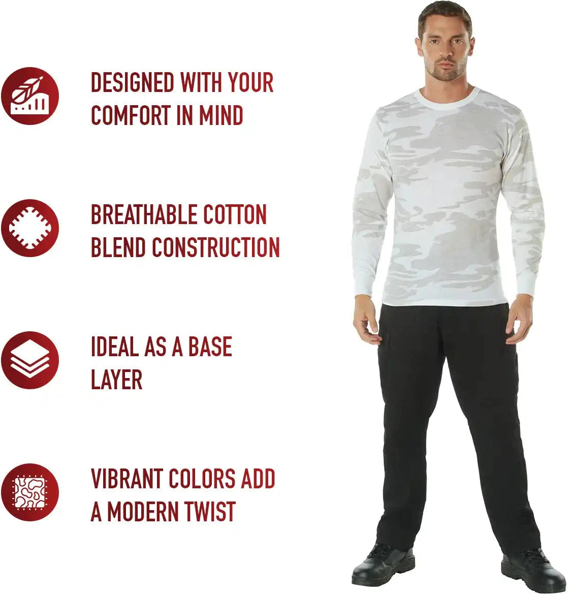 Rothco Long Sleeve Color Camo t Shirt