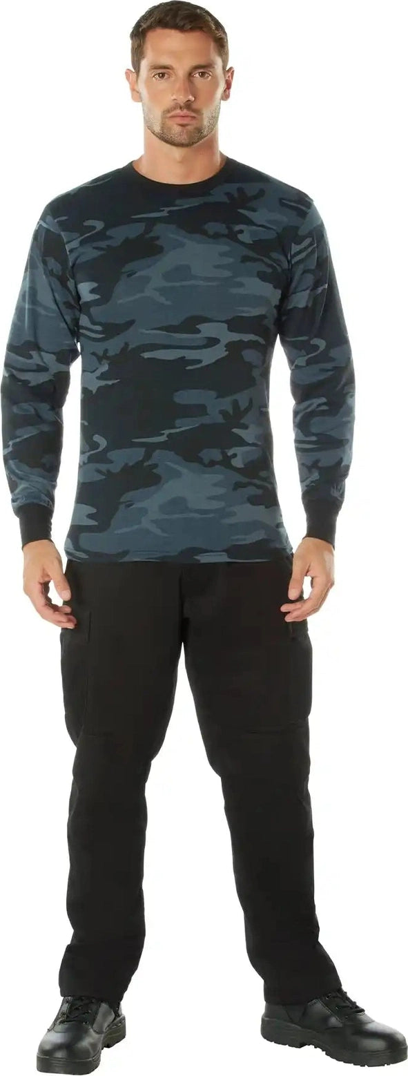 Rothco Long Sleeve Color Camo t Shirt
