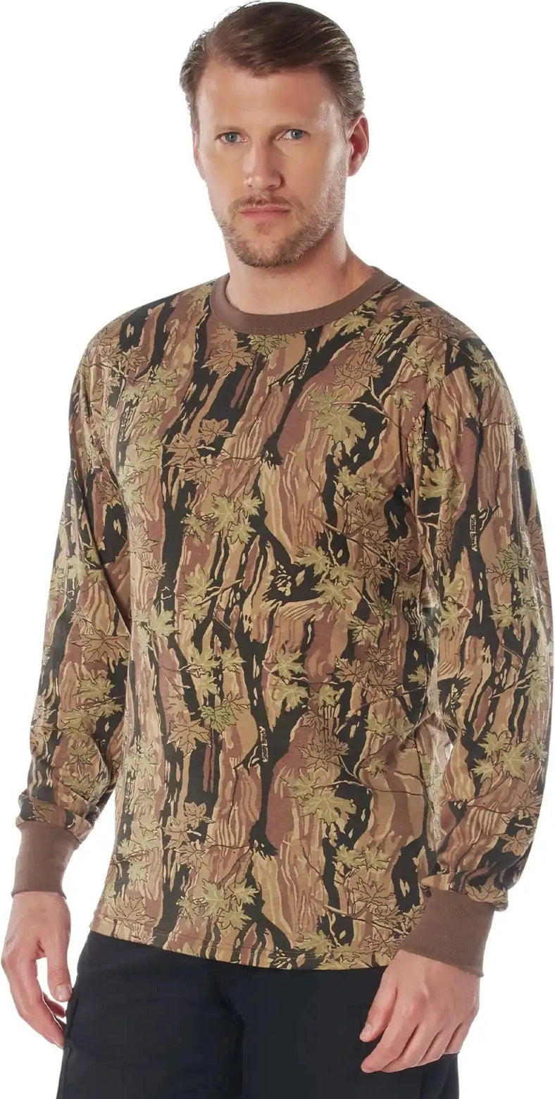 Rothco Long Sleeve Color Camo t Shirt