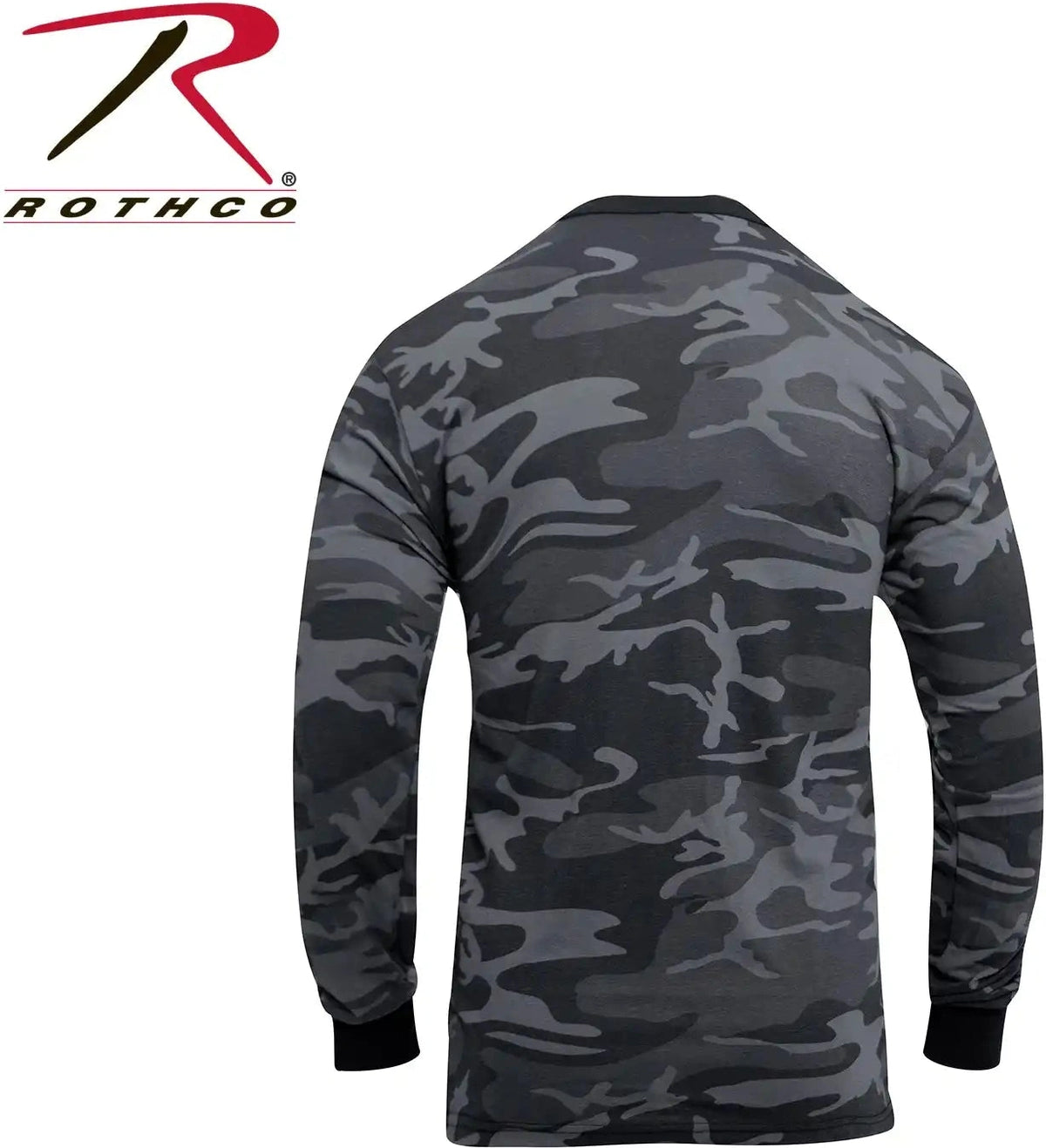 Rothco Long Sleeve Color Camo t Shirt