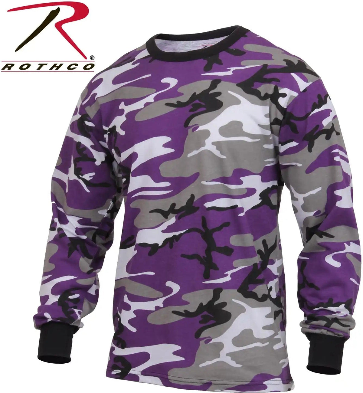 Rothco Long Sleeve Color Camo t Shirt