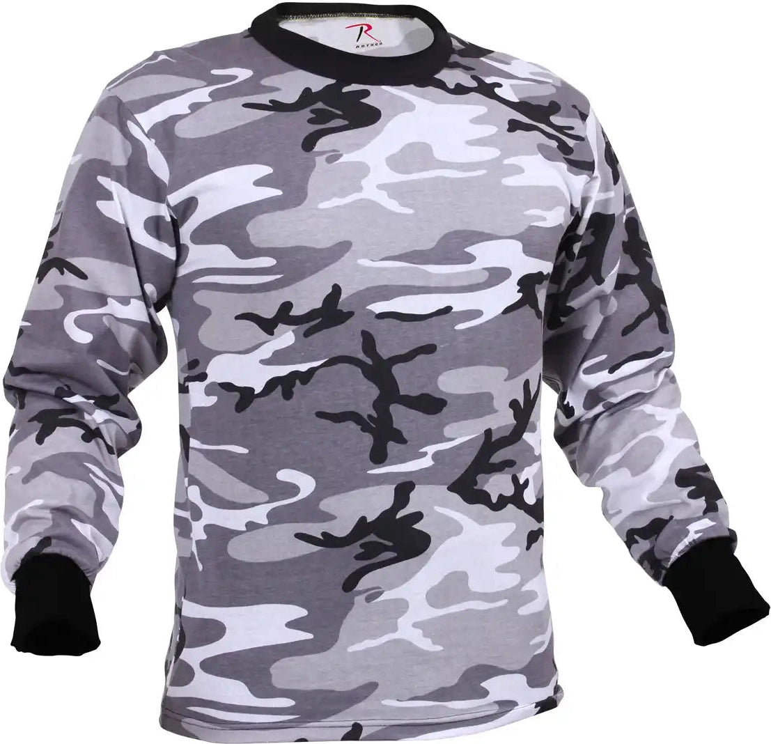 Rothco Long Sleeve Color Camo t Shirt
