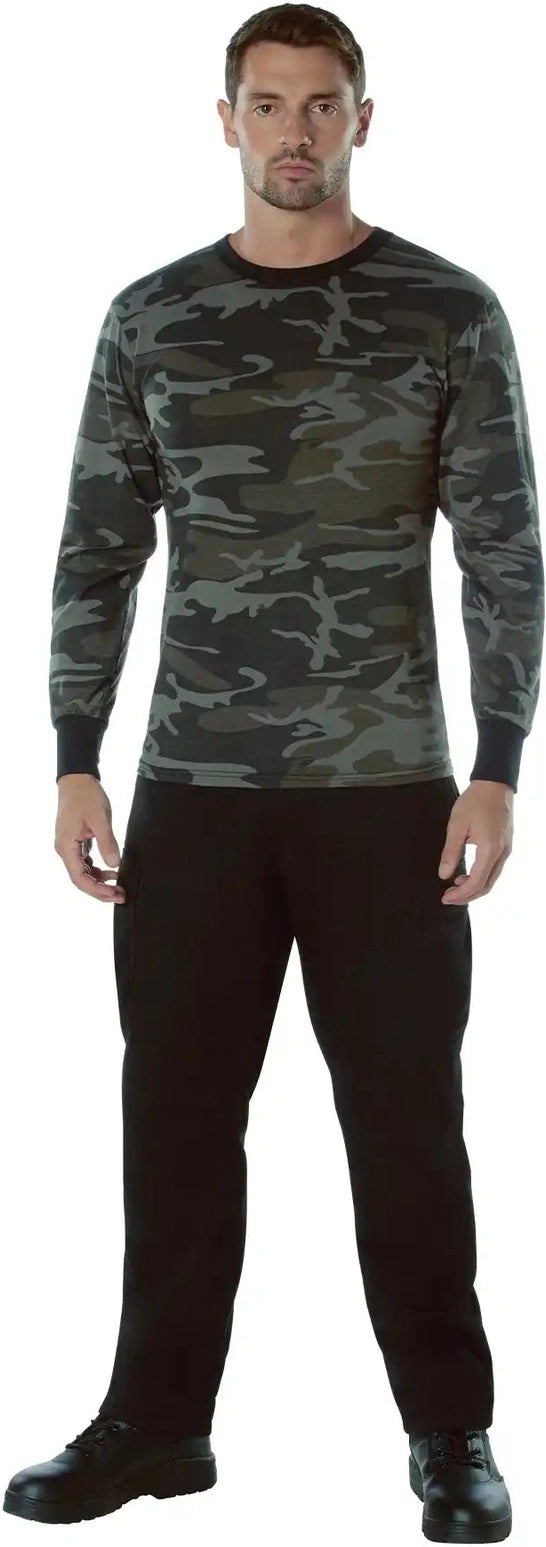 Rothco Long Sleeve Color Camo t Shirt