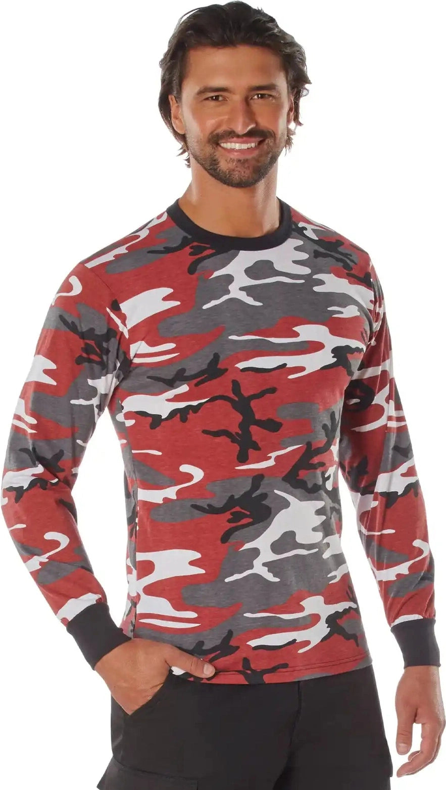 Rothco Long Sleeve Color Camo t Shirt