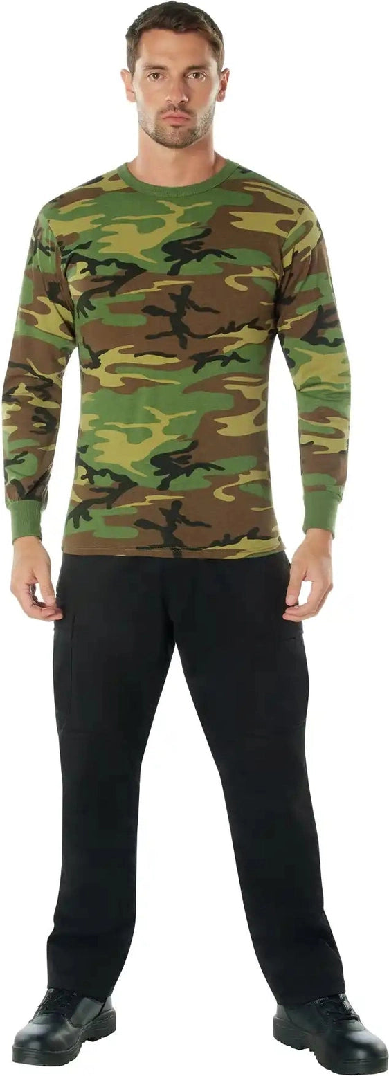 Rothco Long Sleeve Color Camo t Shirt