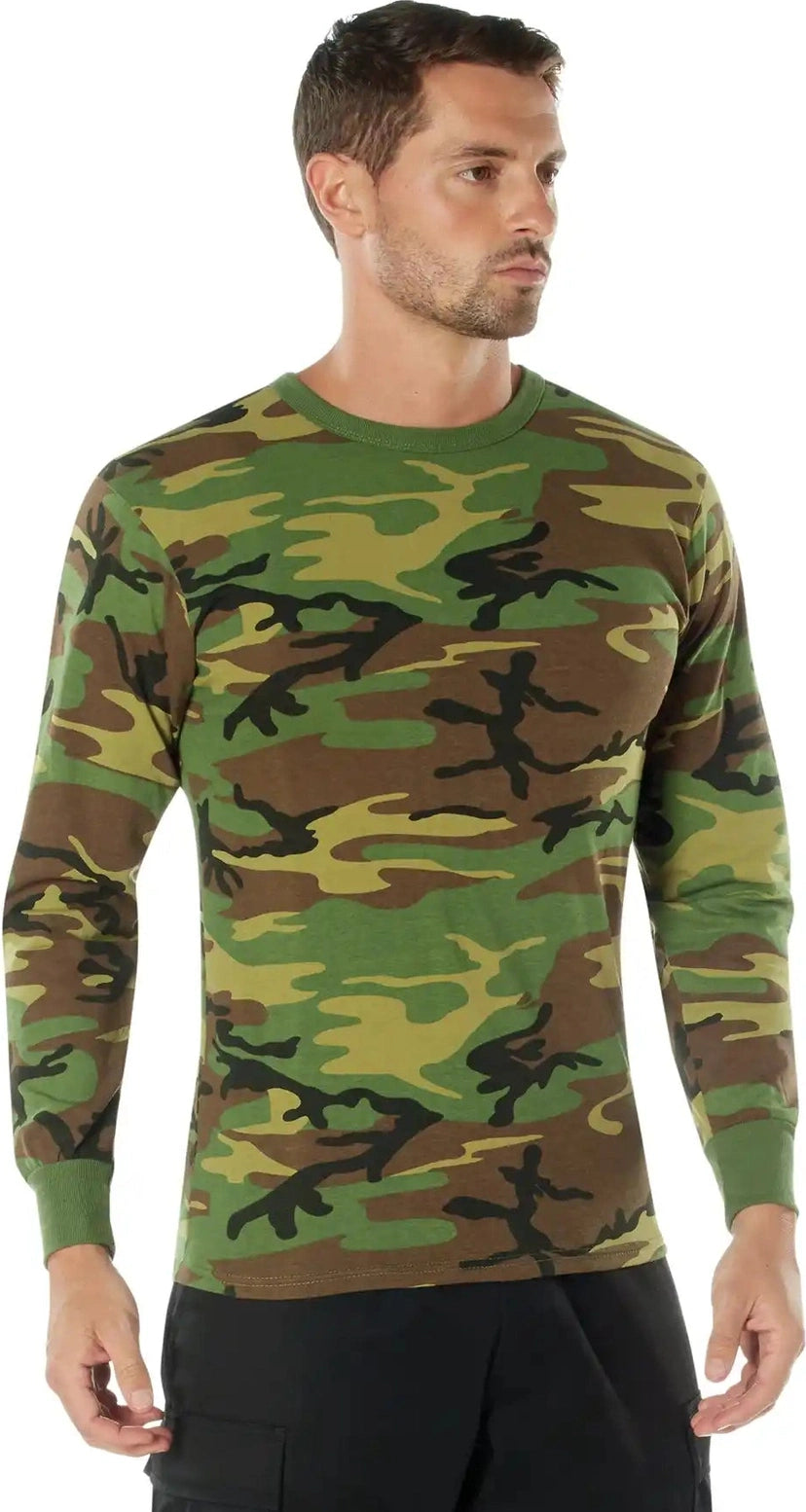 Rothco Long Sleeve Color Camo t Shirt