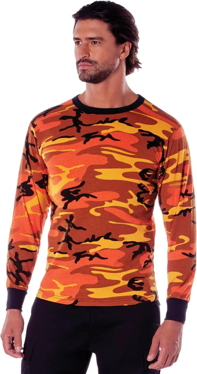 Rothco Long Sleeve Color Camo t Shirt