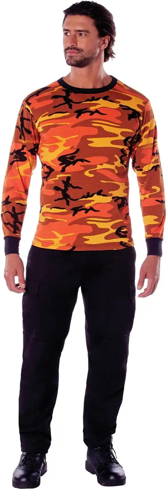 Rothco Long Sleeve Color Camo t Shirt