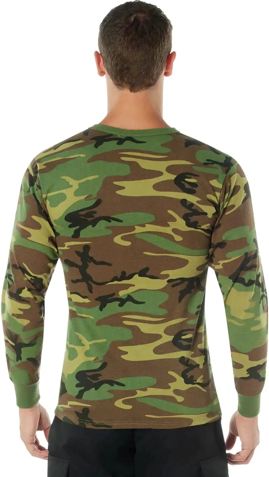 Rothco Long Sleeve Color Camo t Shirt