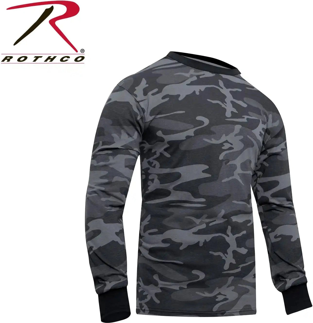 Rothco Long Sleeve Color Camo t Shirt