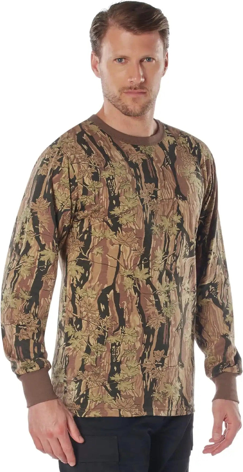 Rothco Long Sleeve Color Camo t Shirt