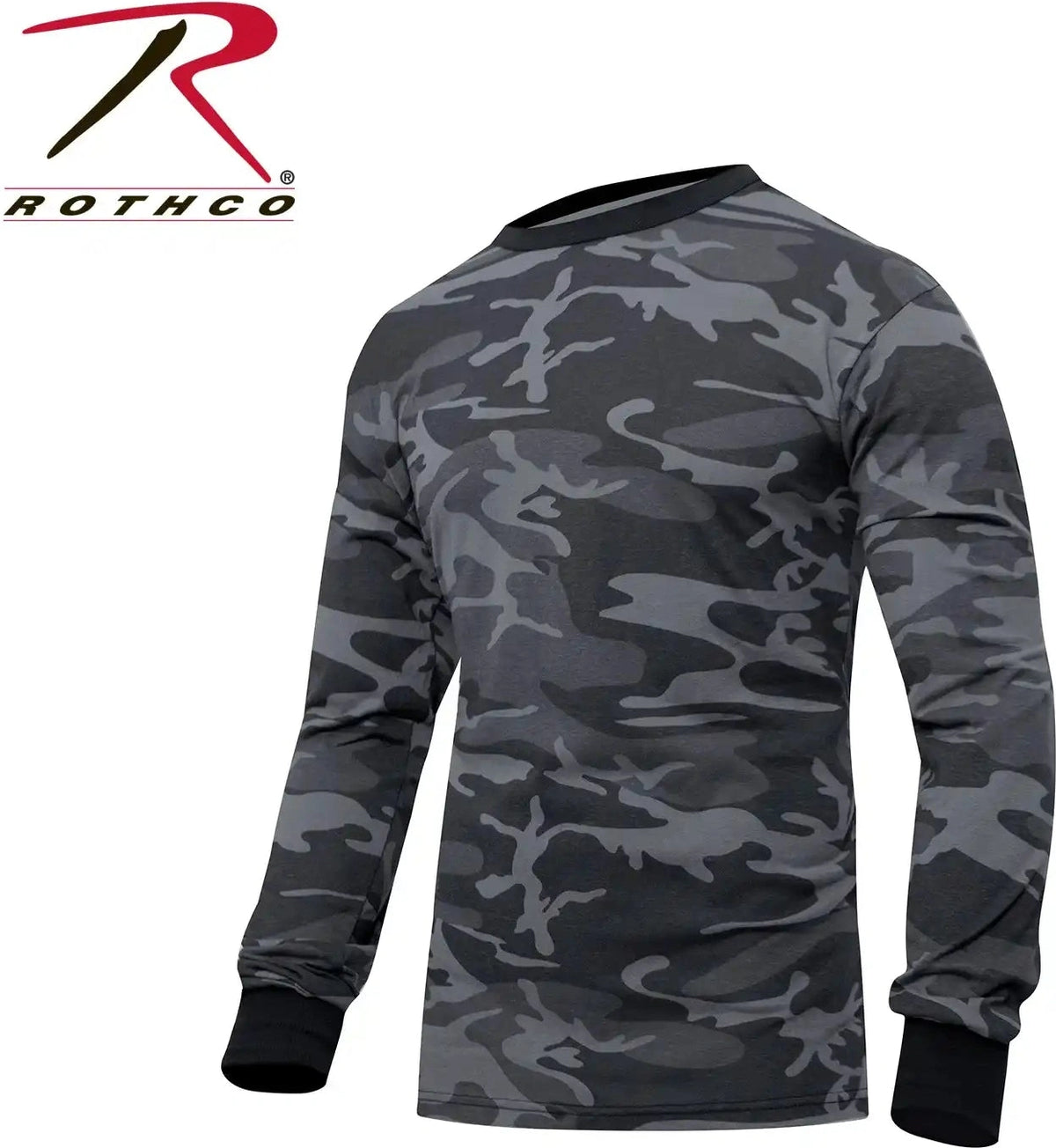 Rothco Long Sleeve Color Camo t Shirt