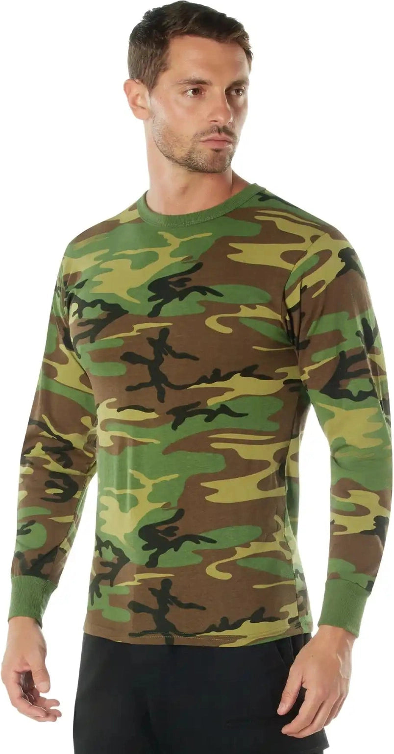Rothco Long Sleeve Color Camo t Shirt