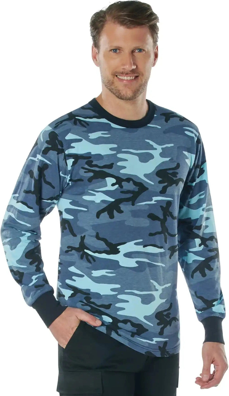 Rothco Long Sleeve Color Camo t Shirt