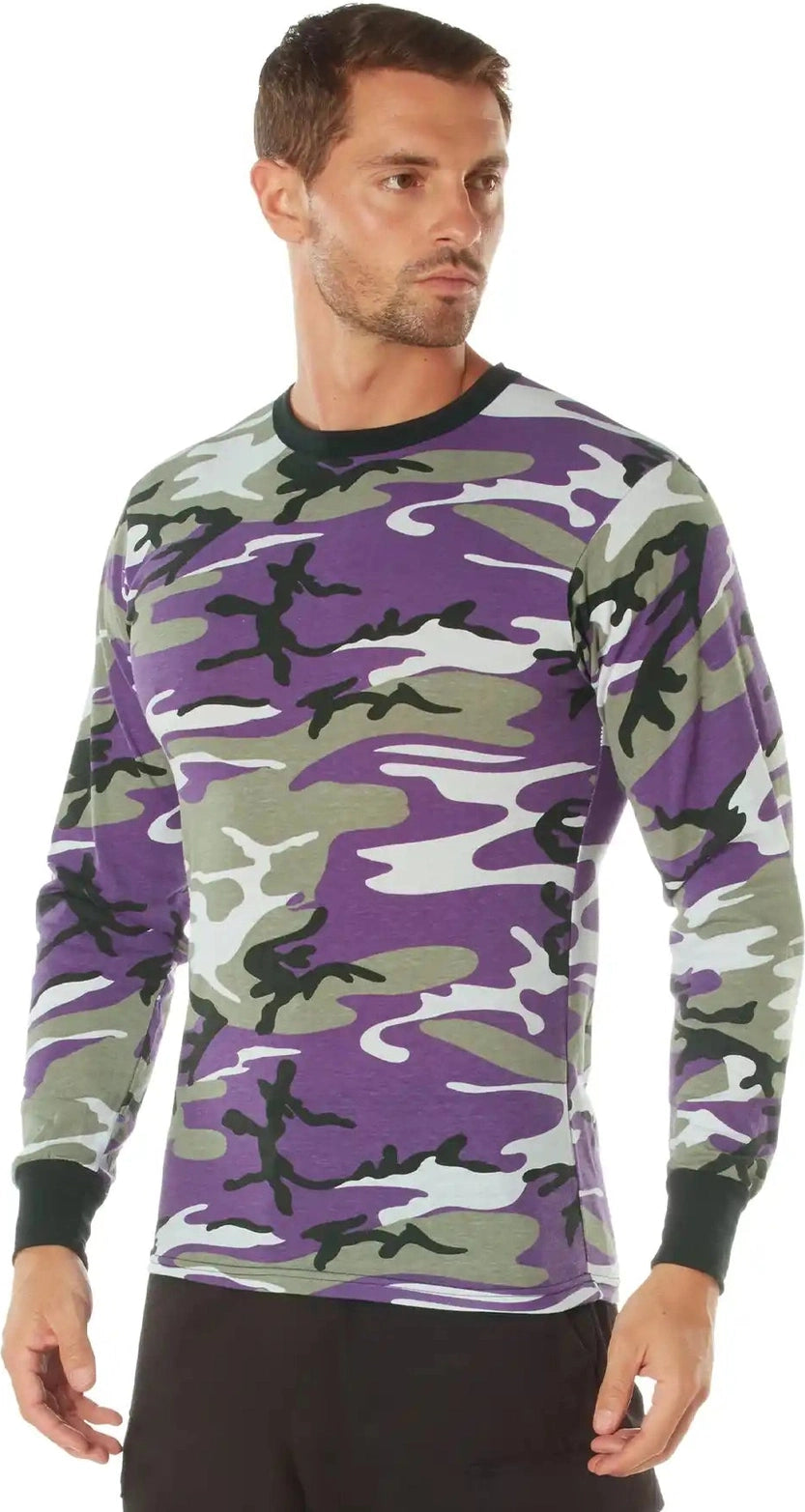 Rothco Long Sleeve Color Camo t Shirt