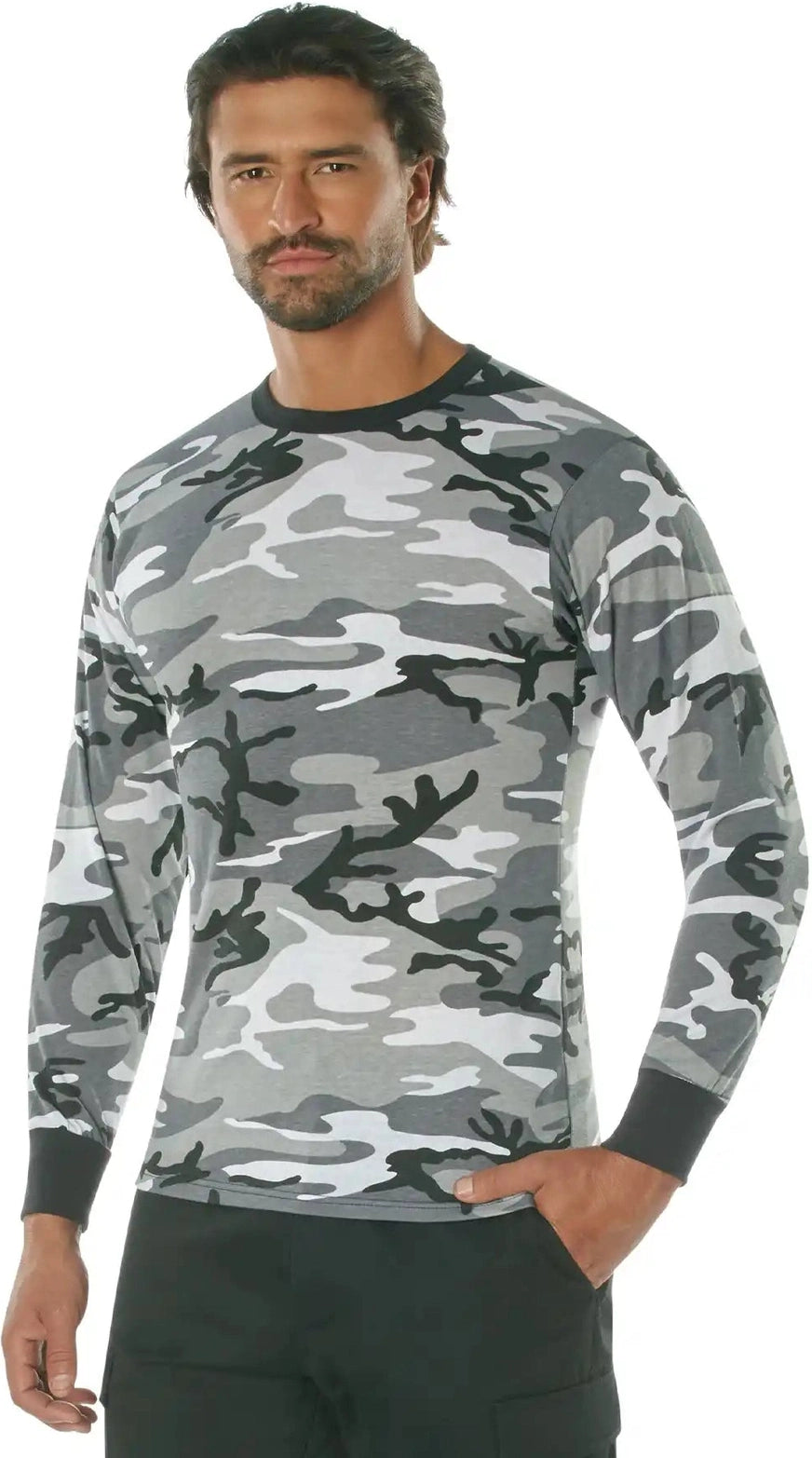 Rothco Long Sleeve Color Camo t Shirt