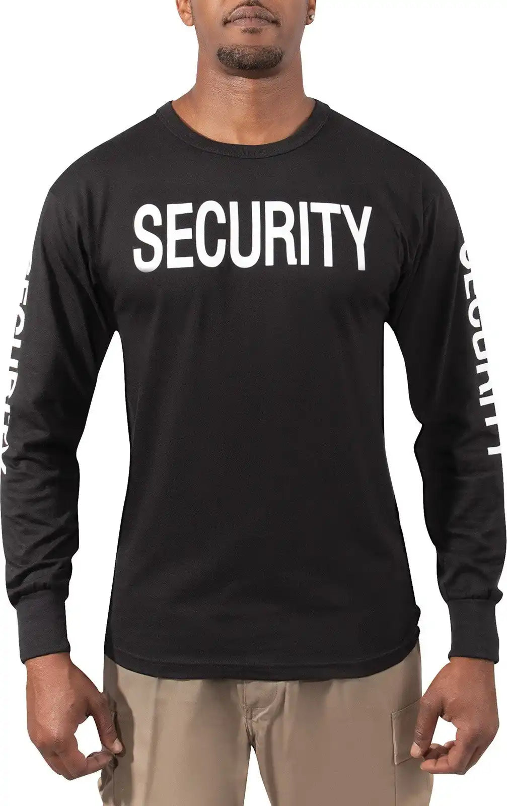 Rothco Long Sleeve Two Sided Security t Shirt s